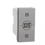 Schneider electric Roller blind switch 10AX screw 1m aluminium