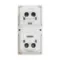 Schneider Electric Euroamerican Socket outlet 1m shuttered - Beige