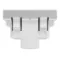 British SO Unswitched 15A 2P+E aluminium - Aluminium