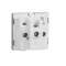 British SO Unswitched 15A 2P+E aluminium - Aluminium
