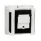 TV/FM/SAT, individual, 2 modules (1 cable) - white