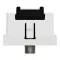 TV/FM/SAT, individual, 2 modules (1 cable) - white