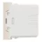 USB charger 1module - Beige