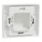 1gang frame IP44 white - white