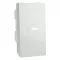 Schneider Electric Pushbutton switch 10A 1module - white