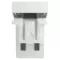 Schneider Electric Pushbutton switch 10A 1module - white