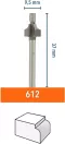 Dremel Router Bit (HSS) 9.5mm
