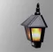 Flicker effect solar motion sensor wall light 