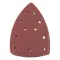 Pack of 10 P60 grit hook and loop delta sanding sheets