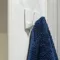 2 Piece rectangular, removable self-adhesive hook set (3cm x 6.5cm)