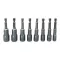8 Piece metric magnetic hex nut driver set