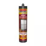 Soudal Window, Door & Building Silicone Sealant - Brilliant WHITE (290ml)