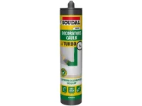 Soudal Turbo Decorators Caulk - Extra WHITE (290ml)
