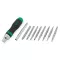 Professional High Torque Ratchet Screwdriver Set Of 19-In-1 TopTul