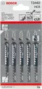 JSB T 244 D for wood Curve & Coarse cut 5 Pcs