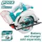 TOTAL Brushless Circular Saw 20V 185mm Without Battery And Charger