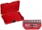 Milwaukee 1/4in Ratcheting Socket Set Metric, 28 Piece, Red