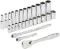 Milwaukee 1/4in Ratcheting Socket Set Metric, 28 Piece, Red