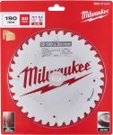 MILWAUKEE CIRCULAR SAW BLADE 190MM-30MM-24T PTFE COATING