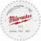 MILWAUKEE 190MM X 30MM X 36T CIRCULAR SAW BLADE WITH ANTI-FRICTION COATING