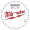 MILWAUKEE 190MM X 30MM X 36T CIRCULAR SAW BLADE WITH ANTI-FRICTION COATING