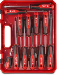 Milwaukee Set Of 12 Tri-Lobe Screwdrivers Red