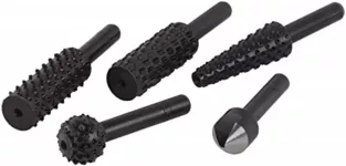 Wolfcraft Rasp And Countersink Set, 5 Pcs. I 2540000 I For Preparing Recesses And The Quick Removal ...