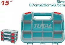 Total TPBX1151 Plastic Tool Organizer Size 15 Inch