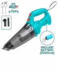 Vacuum Cleaner With Internal 2Ah Lithium Battery, 11V Capacity, Charging With Type-C Connection TOTA...