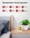 Bluetooth Wireless Temperature/Humidity Monitor, Large Backlit LCD, Indoor Room Hygrometer Gauge, Max/Min Records