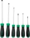6PCS Go-Thru Slotted & Phillips Screwdriver Set (Hexagon Steel & Driver)