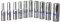 King Tony- 26 PC. 1/4" DR. 6 Point Socket Wrench Set -2526MR