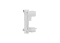 Schneider Electric Center plate S1, 1 connector, 1 module - white