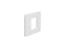 2 modules Unica Studio frame white