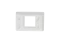 2 modules Unica Studio frame white
