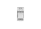 One-way switch 16A screws 1module - Aluminium