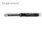 Torque wrench 3/8" 12-60nm