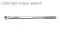 Click type torque wrench 3/4" 140-700nm