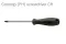 Crosstip (PH) screwdriver PH3 X 150mm