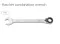 Combination Ratching Spanner Unior 12 mm