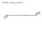 Offset ring wrench 46*41mm
