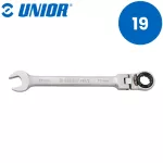 Combination Ratching Spanner Unior 19 mm