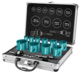 TOTAL BI-METAL HOLE SAW SET 12PCS 20-50mm (TACSH1121)