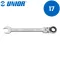 Combination Ratching Spanner Unior 17 mm