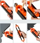 Profile Scribing Contour Gauge With Lock