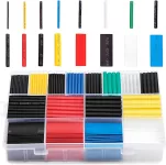580 Pcs 2:1 Heat Shrink Tubing Kit 6 Colors 11 Sizes Assorted Sleeving Tube Wrap Cable Wire Kit For ...