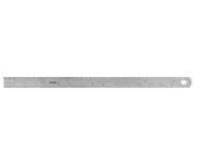Flex. Steel Rule 150x13x0.5mm, inox, satin, graduation inch/mm Reading From Left To Right