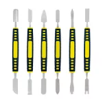 6PCS Metal Crowbar Prying Opening Repair Tool Kit For Mobile Phone Notebook Dual Heads Metal Home Ha...