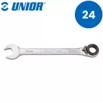 Combination Ratching Spanner Unior 24 mm