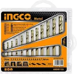 InGCO HSS Helical Drill Bit Set For Metal And Steel, 12 Pieces, AKDB1125
